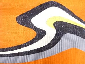 アンティーク　綴れ流水模様織り出し名古屋帯